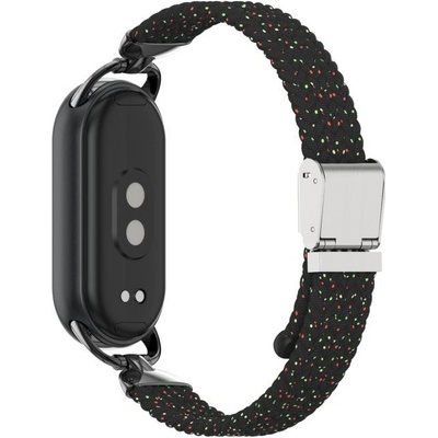 VSECHNONAMOBIL 115535 BRAIDED Nylonový řemínek pro Xiaomi Smart Band 10 / 9 / 8 COLORFUL BLACK