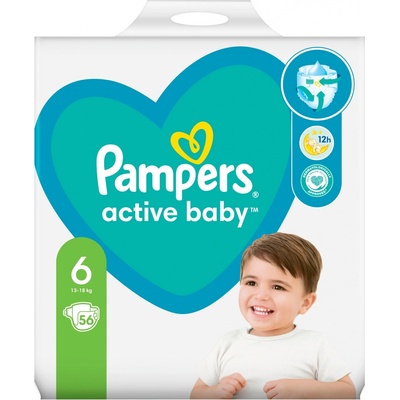 Pampers Active Baby 56 6 ks
