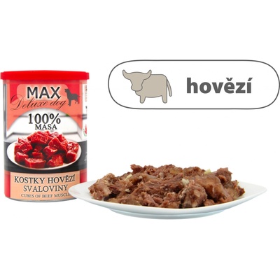 Falco Prémiová konzerva z hovězí svaloviny Max Deluxe, 400 g