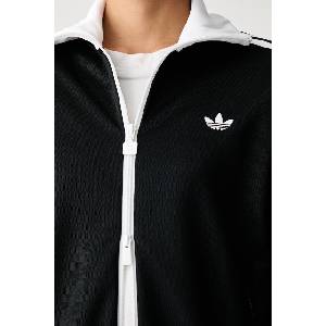 Adidas суичър с цип дамски с памук Beckenbauer (KV9560)