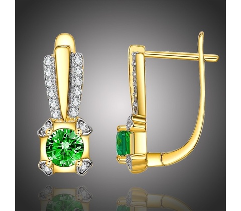 Éternelle Swarovski Elements Alexia E-KZCE321 zelená