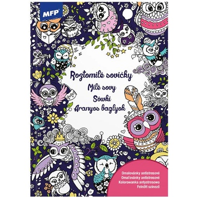 MFP 5301033 omalovánky antistresové Roztomilé sovičky 210x296