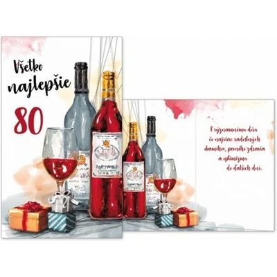 MFP papier SK Blahoželanie k narodeninám 80 M11-485 T