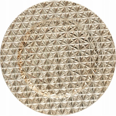 Atmosphera Prostírání s geometrickým vzorem zlaté 33 cm