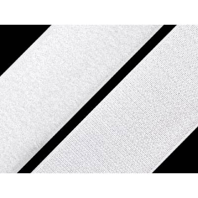 Suchý zip háček + plyš šíře 10 cm Varianta: 1 bílá, Balení: 1 m