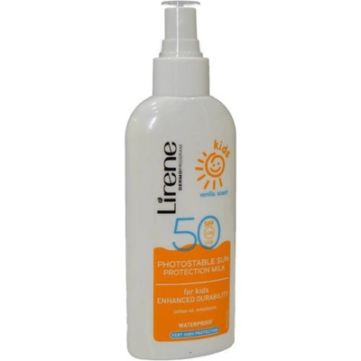 Lirene SC opalovací tělové mléko spray s vanilkovou vůní SPF50 150 ml