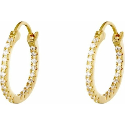 ORNAMENTI Pozlacené náušnice Sphere gold OOR800158