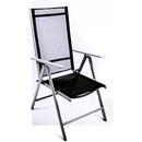 Zahradní sada 2 skládací židle GARTHEN - černá D06143