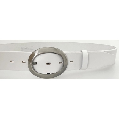 Penny Belts dámský kožený opasek č. 11800 bílý