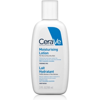 CeraVe Moisturizers Lotion хидратиращо мляко за тяло и лице за суха или много суха кожа 88ml