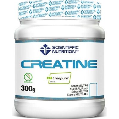 Scientiffic Nutrition 100% Creapure kreatin monohydrát 300 g