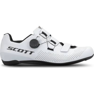 SCOTT Мъжки обувки за шосеен велосипед Scott Shoe Road Team Boa Cycling shoes - White / Black - размер 45 (EU) (036-1326-0218)