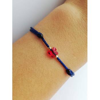 Image 1 of Червен конец със златно и кристал Сваровски (ДЗГ 4)