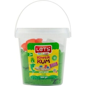 LET'S Кинетичен пясък 500 гр. Let`s L-10163 зелен