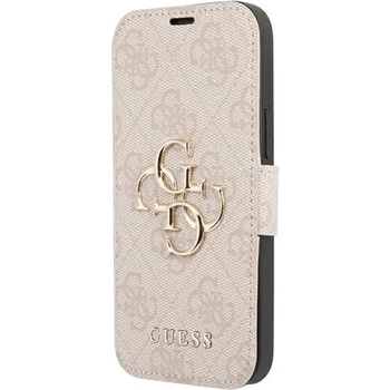 GUESS GUBKP13X4GMGPI iPhone 13 Pro Max 6.7" pink/pink book 4G Big Metal Logo (3666339032678)