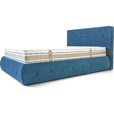 Мебели КАМБО Тапицирано легло Дивна синьо Masserati Blue