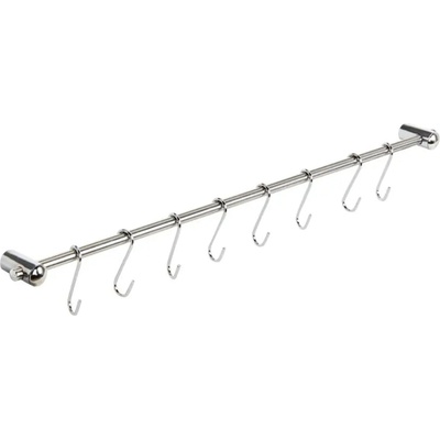 tyč závěs. na kuch. náčiní 54cm + 8 háčků nerez+Fe H – Zboží Dáma