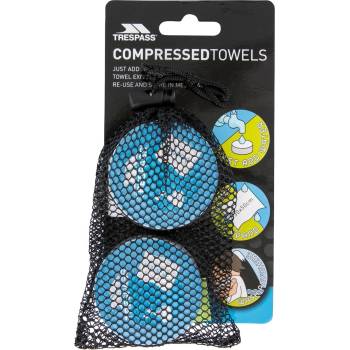 Trespass Хавлиена кърпа Trespass Adults Compressed Travel Microfibre Towel - White