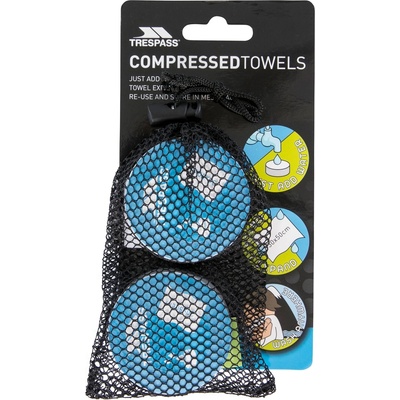 Trespass Хавлиена кърпа Trespass Adults Compressed Travel Microfibre Towel - White