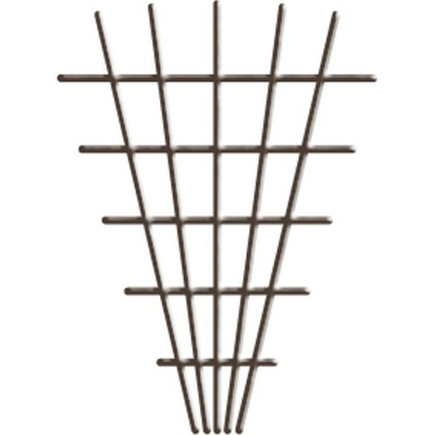 Slovakia Trend Oporná mriežka 145x5x75 cm Garden MEV5, hnedá
