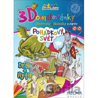 Helma Models 3D omalovánky Pohádkový svět
