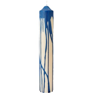 ferm LIVING Dryp Pillar свещ, 30 см, синя (1104271901)