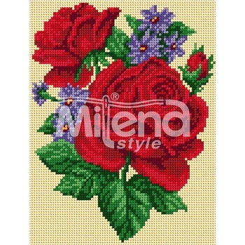 Image 1 of Milena Style Малки рози - гоблен с щампа с конци Ariadna