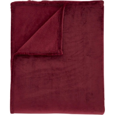 Catherine Lansfield Raschel Velvet deka červená 130x170