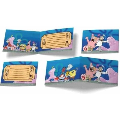 Party pozvánky Sponge Bob 6ks
