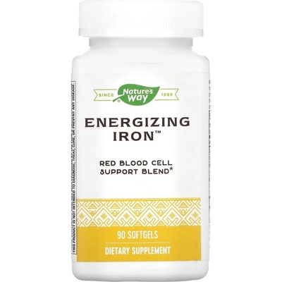 Nature's Way Energizing Iron, 90 капсули, Nature’s Way