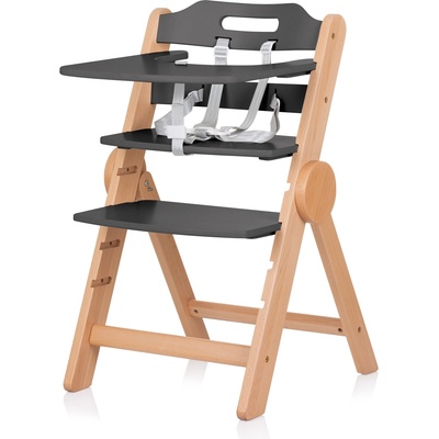 Chipolino Столче за хранене 2 в1 "Cacao" графит (STHCO0243GT)