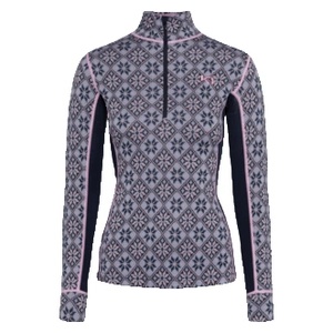 Kari Traa Rose Half Zip Baselayer Top Размер: L / Цвят: розов