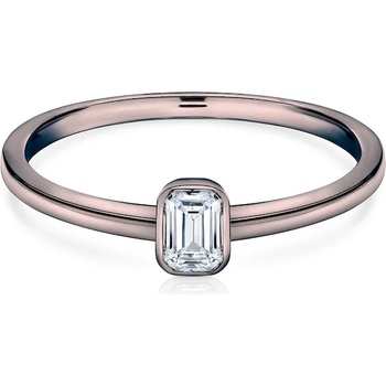 Image 1 of SAVICKI Годежен пръстен Pure: черно злато, диамант с шлифовка