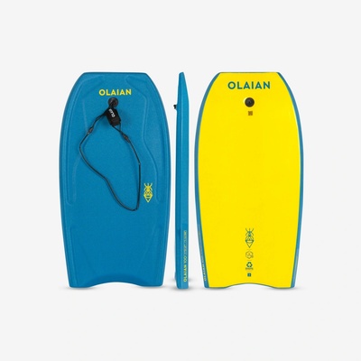 Decathlon Detský bodyboard 100 pevný s leashom na zápästie