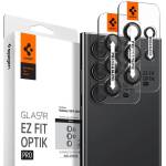 Spigen Протектор за камера Samsung Galaxy S24 Ultra (комплект 2) - Spigen Glas. tR Optik EZ Fit Pro - черно