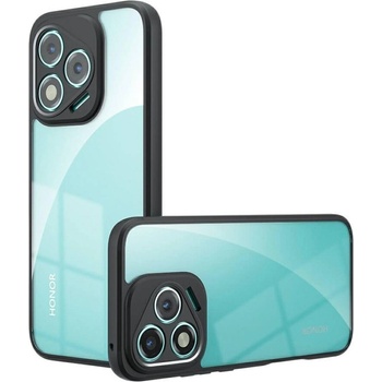 GKK Противоударен Хибриден Калъф за Honor 400 Lite, Shockproof Clear Case, Черен (5966011616921)