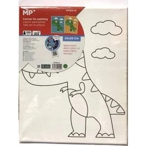 MP Main Paper Plótno for painting dinosaur 20x25