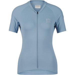 Stoic Дамска фланелка с къс ръкав за колоездене Stoic Women's DalslandSt. Gravel Jersey S/S Cycling jersey - Light Blue - размер XL (156-3072-0115)