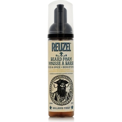 Reuzel Beard Foam Wood & Spice bezoplachový pěnový kondicionér na vousy 70 ml – Sleviste.cz