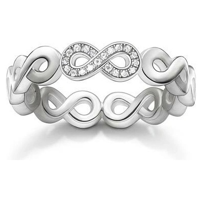 Thomas Sabo Infinity D TR0003 725 14 Nekonečno s bílými diamanty
