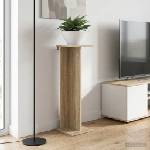 vidaXL Стойка за растения 2 бр. Дъб сонома 25 x 25, 5 x 80, 5 см (899647)
