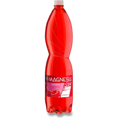 Magnesia Red ochucená minerální voda Malina 6 × 1,5 l