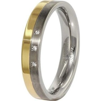 Boccia Titanium Titánový prsteň s diamantmi 0129 0457