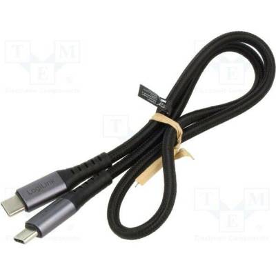 Logilink CU0431 USB 3.2 Gen 2x2 USB C vidlice z obou stran 0,5m černý