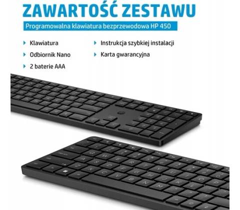 HP 450 Programmable Wireless Keyboard 4R184AA#ABB