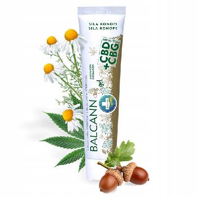 Annabis Balcann dubová kúra gel z konopí na kůžipraskliny 75 ml