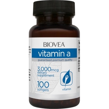 Image 1 of BIOVEA Vitamin A 10000 IU / 3000 mcg [100 Гел капсули]