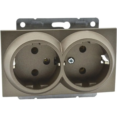 Mono Electric КОНТАКТ ДВОЕН МЕХАНИЗЪМ БРОНЗ mono despina (8680453076078)