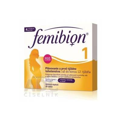 P&G Health Austria GmbH & Co. OG Femibion 1 Plánovanie a prvé týždne tehotenstva tbl (kys. listova + vitamíny, minerály) 1x28 ks