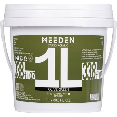 Meeden 34.1228 АКРИЛНА боя 28 Olive Green 1000 ml 1 бр (34.1228)